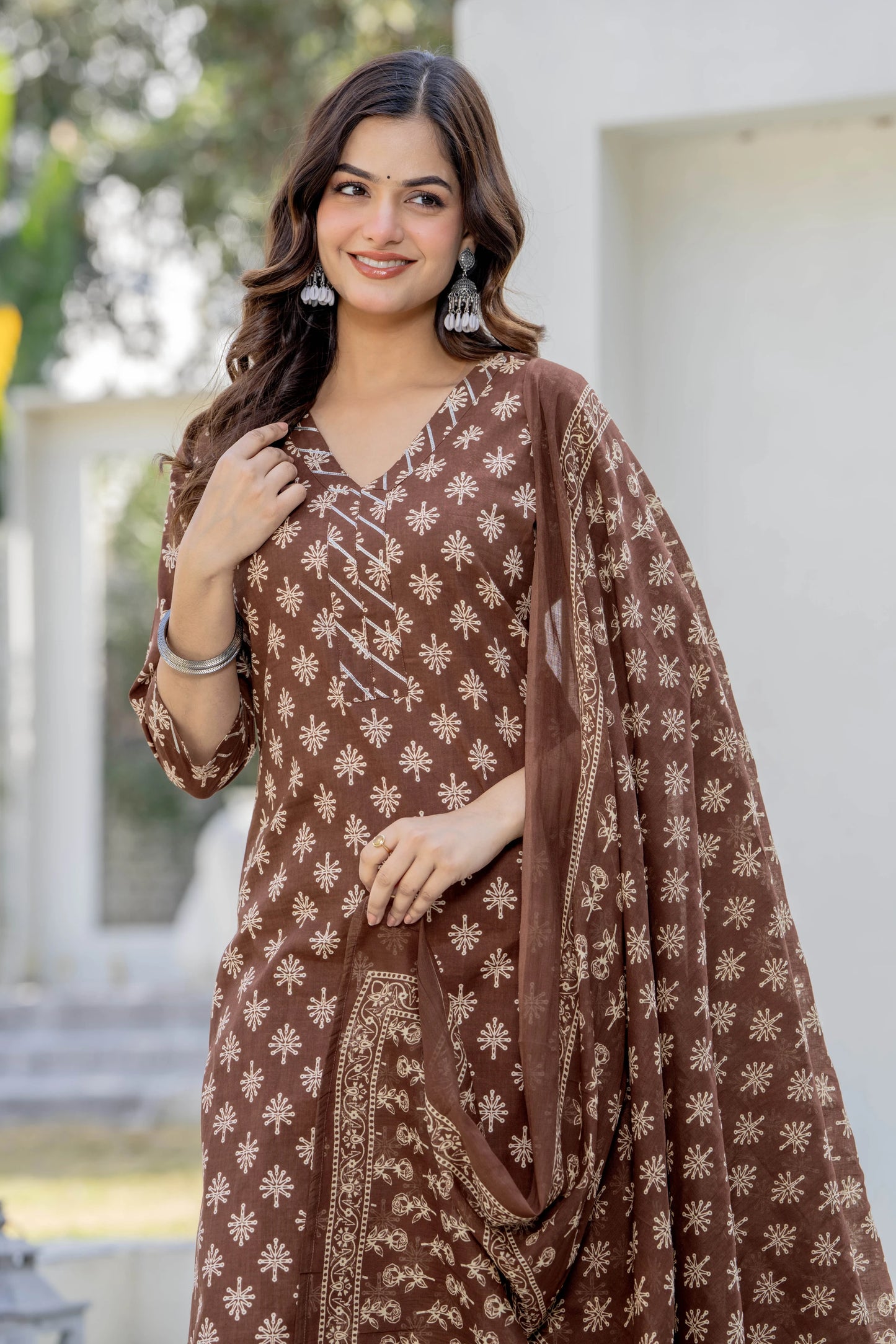 Bani Thani Brown Kurta Set For Women