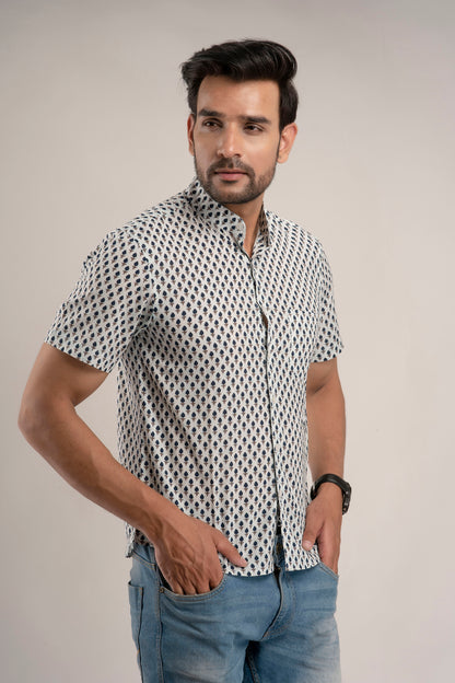 Floral Print Mens Shirts